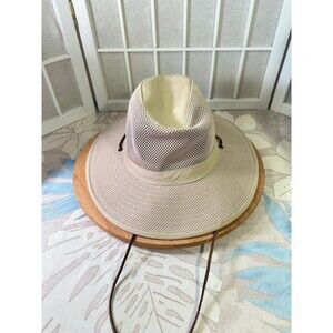 Men’s Brimmed Hat with leather Chin Strap